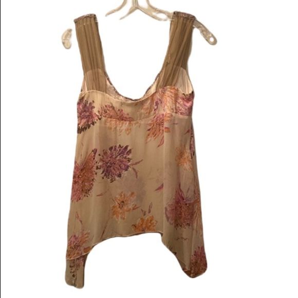 Hale Bob Paris-Los Angeles Sheer Top With Crystals And Sequins - Picture 8 of 12